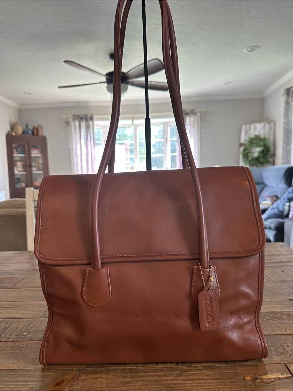 Coach Vintage Classic Legacy Large Flap Shopper Bag M6H-7301